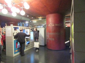 Inside tha DDR Museum.